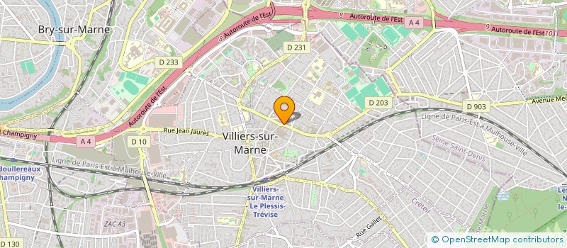 localisation de l'entreprise MONSIEUR FABIEN BELTRAME à VILLIERS-SUR-MARNE