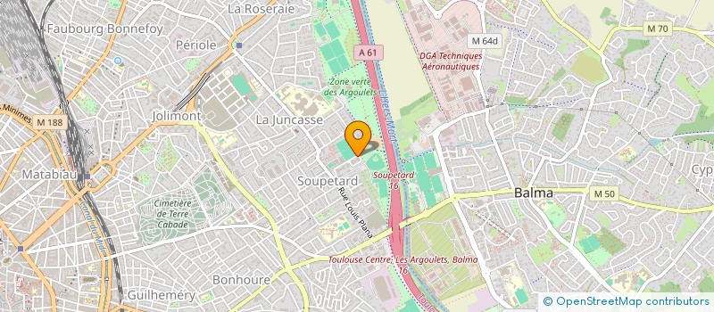 localisation de l'entreprise MONSIEUR FABIEN BENAC à TOULOUSE