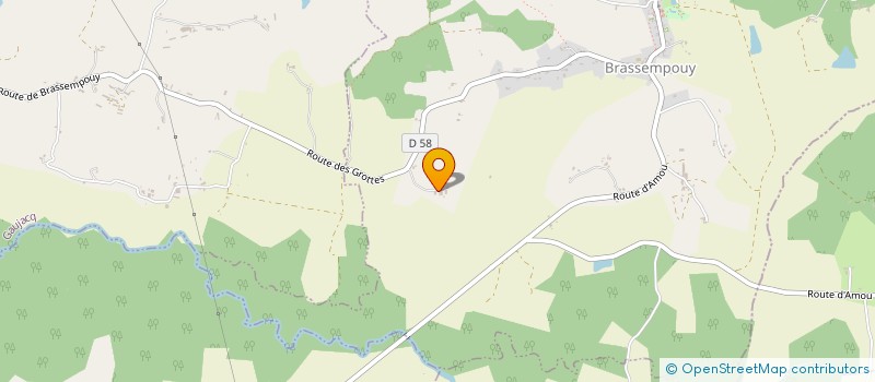 localisation de l'entreprise MONSIEUR FABIEN BENDAILH  BRASSEMPOUY