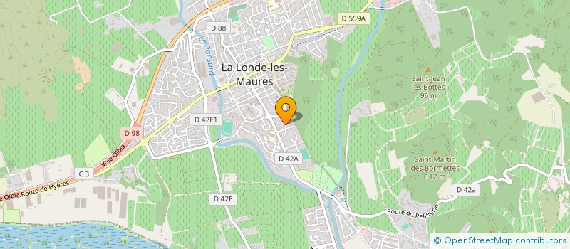 localisation de l'entreprise MONSIEUR FABIEN BENEVENTI à LA LONDE-LES-MAURES