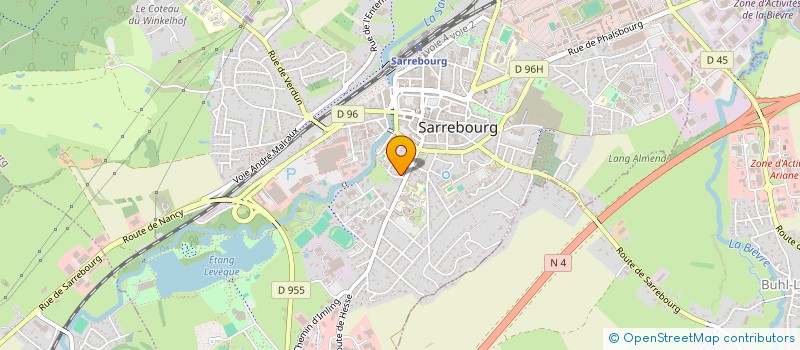 localisation de l'entreprise MONSIEUR FABIEN BENOIT à SARREBOURG