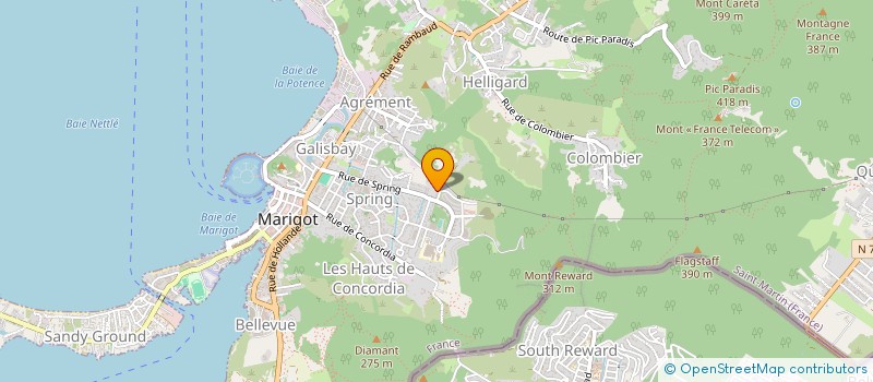 localisation de l'entreprise MONSIEUR FABIEN BERNARD  SAINT MARTIN