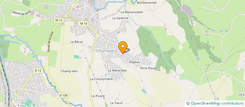 localisation de l'entreprise MONSIEUR FABIEN BERNARD à CHAMBŒUF