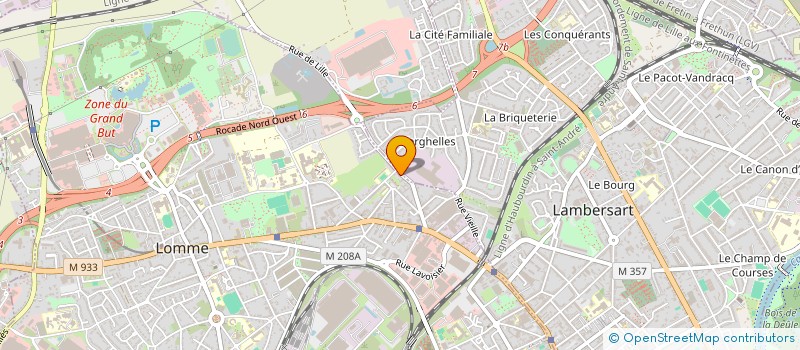 localisation de l'entreprise MONSIEUR FABIEN BERTE à LILLE