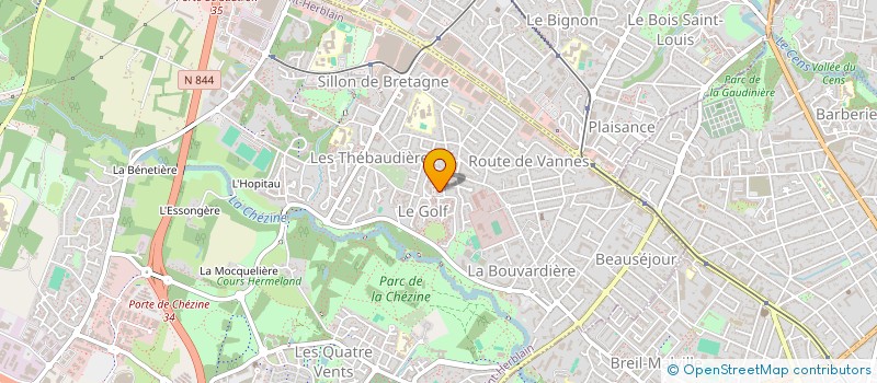 localisation de l'entreprise MONSIEUR FABIEN BERTHIER  SAINT-HERBLAIN