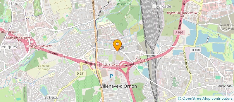 localisation de l'entreprise MONSIEUR FABIEN BERTHOLINO  VILLENAVE-D'ORNON