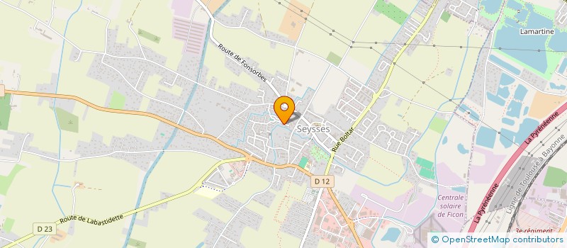 localisation de l'entreprise MONSIEUR FABIEN BERTRAND  SEYSSES