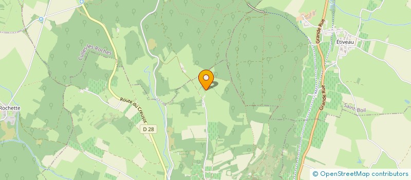 localisation de l'entreprise MONSIEUR FABIEN BERTRAND  SAINT-MAURICE-DES-CHAMPS