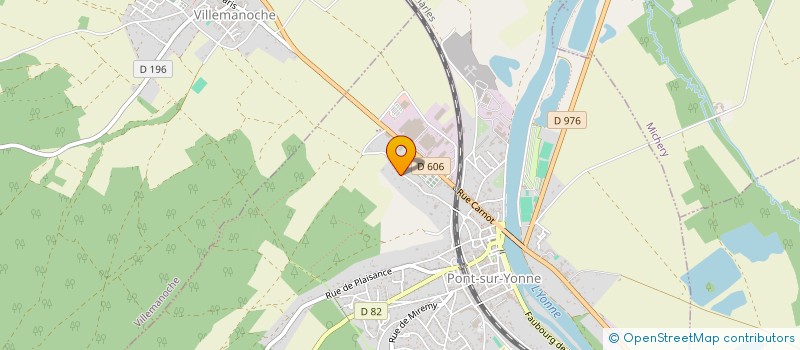 localisation de l'entreprise MONSIEUR FABIEN BESLIN  PONT-SUR-YONNE