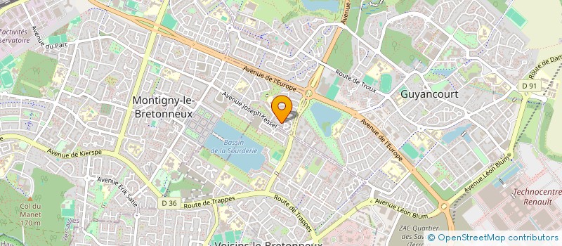 localisation de l'entreprise MONSIEUR FABIEN BESNIER  MONTIGNY-LE-BRETONNEUX