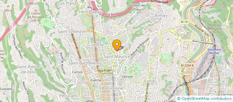 localisation de l'entreprise MONSIEUR FABIEN BIANCO à NICE