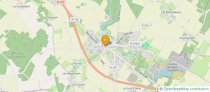 localisation de l'entreprise MONSIEUR FABIEN BIANCU  LES ESSARDS