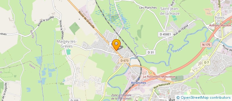 localisation de l'entreprise MONSIEUR FABIEN BIGOT  MARCEY-LES-GREVES