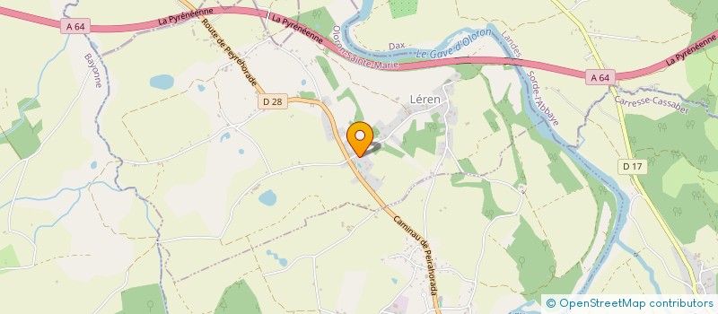 localisation de l'entreprise MONSIEUR FABIEN BIREAU  LEREN