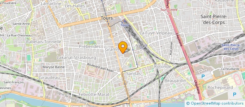 localisation de l'entreprise MONSIEUR FABIEN BISSON à TOURS