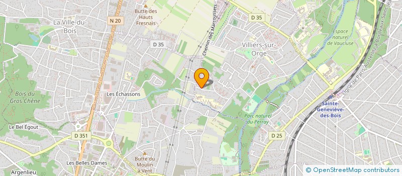 localisation de l'entreprise MONSIEUR FABIEN BLAIZE  VILLIERS-SUR-ORGE