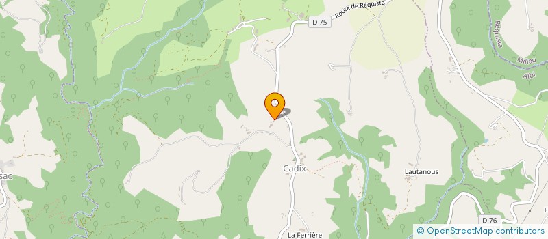 localisation de l'entreprise MONSIEUR FABIEN BLANC  CADIX