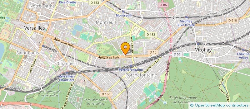 localisation de l'entreprise MONSIEUR FABIEN BLANCHARD à VERSAILLES