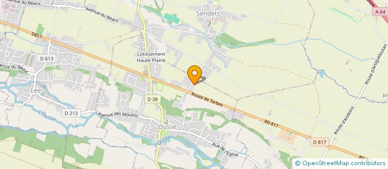 localisation de l'entreprise MONSIEUR FABIEN BLAS  OUSSE