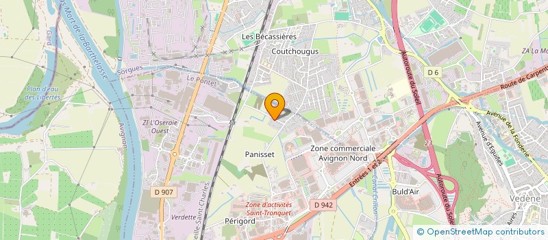 localisation de l'entreprise MONSIEUR FABIEN BLETON  AVIGNON