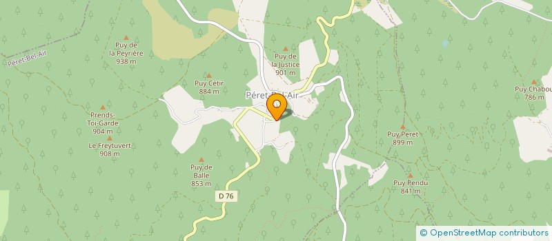 localisation de l'entreprise MONSIEUR FABIEN BOCANEGRA  PERET-BEL-AIR