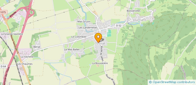 localisation de l'entreprise MONSIEUR FABIEN BODIO à TOSSIAT