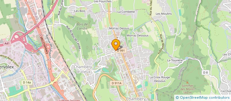 localisation de l'entreprise MONSIEUR FABIEN BOGET  CHAMBERY