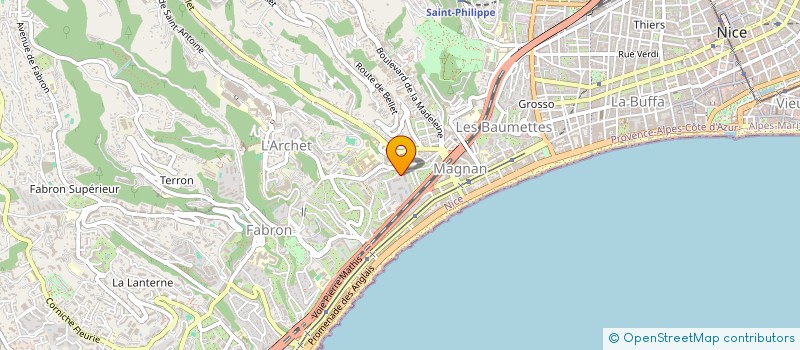 localisation de l'entreprise MONSIEUR FABIEN BONHOMME à NICE
