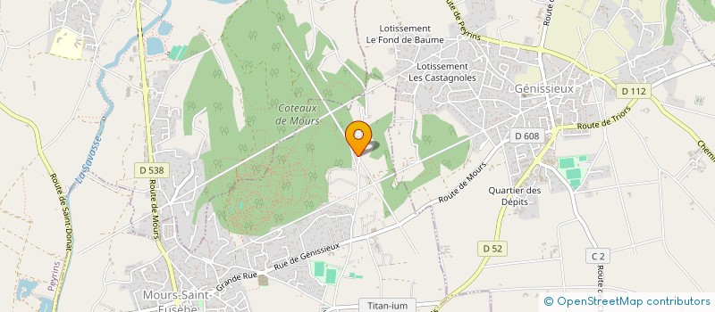 localisation de l'entreprise MONSIEUR FABIEN BONHOMME  MOURS-SAINT-EUSEBE