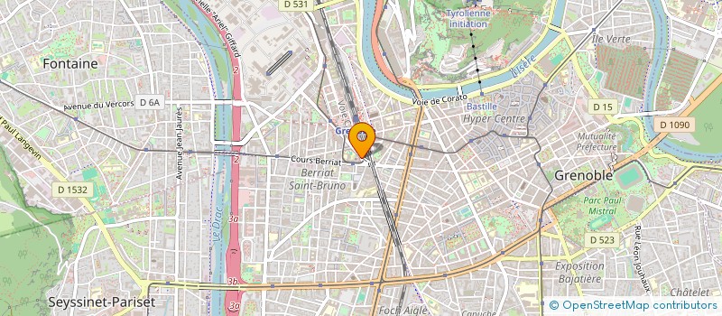 localisation de l'entreprise MONSIEUR FABIEN BONNEFOY-CUDRAZ  GRENOBLE