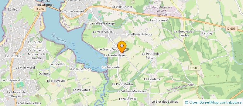 localisation de l'entreprise MONSIEUR FABIEN BONNET  SAINT-BRIAC-SUR-MER