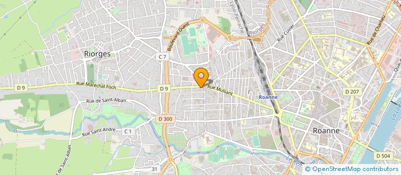 localisation de l'entreprise MONSIEUR FABIEN BONNETON à RIORGES