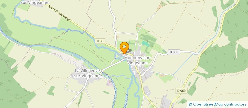 localisation de l'entreprise MONSIEUR FABIEN BONNOTTE à MONTIGNY-MORNAY-VILLENEUVE-SUR-VINGEANNE