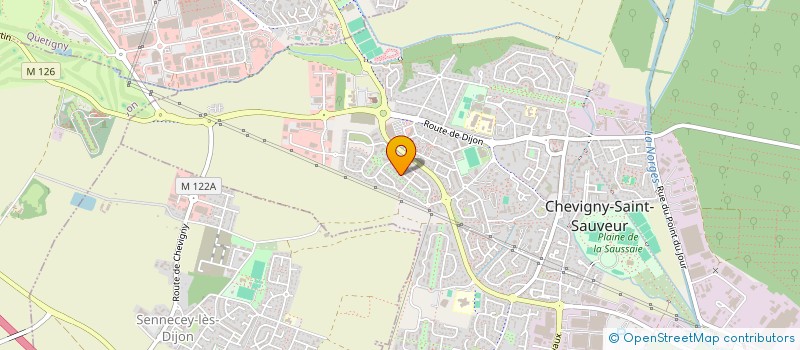 localisation de l'entreprise MONSIEUR FABIEN BORDE  CHEVIGNY-SAINT-SAUVEUR