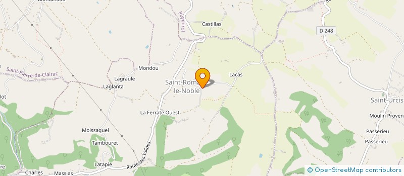 localisation de l'entreprise MONSIEUR FABIEN BORDES  SAINT-ROMAIN-LE-NOBLE