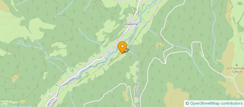 localisation de l'entreprise MONSIEUR FABIEN BORGELLA  BEAUDEAN