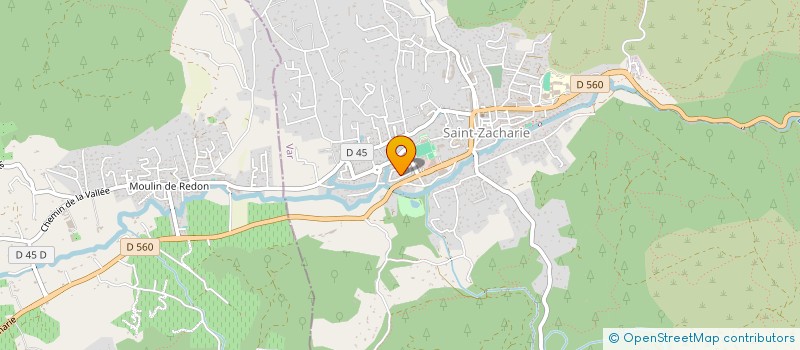 localisation de l'entreprise MONSIEUR FABIEN BORRELLY  SAINT-ZACHARIE