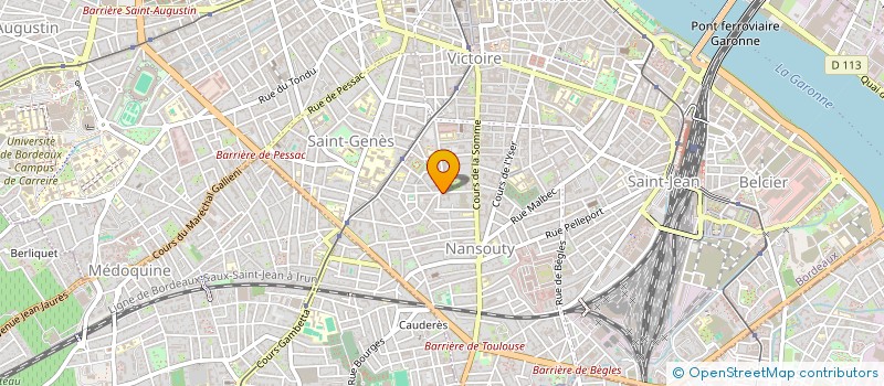 localisation de l'entreprise MONSIEUR FABIEN BOTEL  BORDEAUX