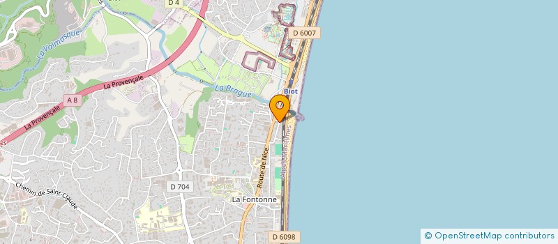 localisation de l'entreprise MONSIEUR FABIEN BOTTERO à ANTIBES