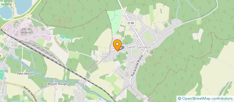 localisation de l'entreprise MONSIEUR FABIEN BOUCHEREAUX à SAINT-SAUVEUR