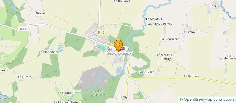 localisation de l'entreprise MONSIEUR FABIEN BOUCHERIE  LOUISFERT