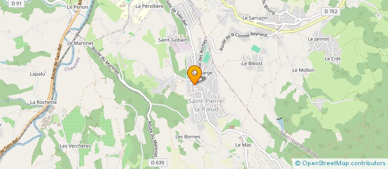 localisation de l'entreprise MONSIEUR FABIEN BOUCHIER  SAINT-ROMAIN-DE-POPEY