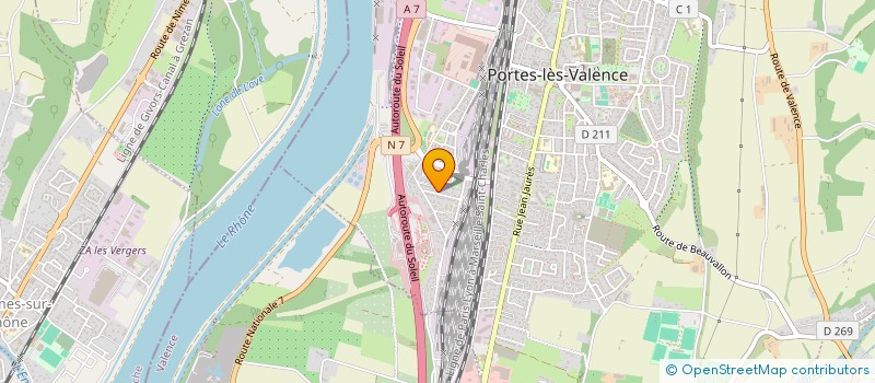 localisation de l'entreprise MONSIEUR FABIEN BOUE à PORTES-LES-VALENCE