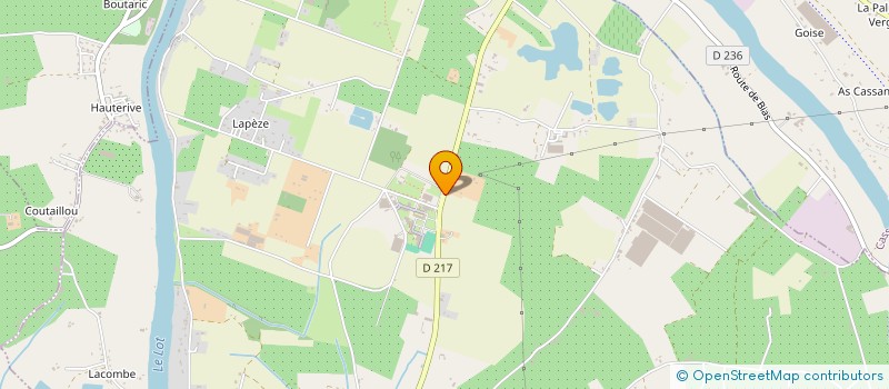 localisation de l'entreprise MONSIEUR FABIEN BOUILLIE  SAINTE-LIVRADE-SUR-LOT