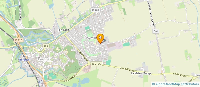 localisation de l'entreprise MONSIEUR FABIEN BOULANGER  HOYMILLE