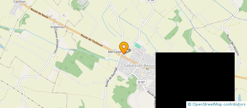 localisation de l'entreprise MONSIEUR FABIEN BOULAY  LABASTIDE-BEAUVOIR