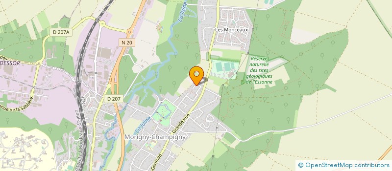 localisation de l'entreprise MONSIEUR FABIEN BOULNOIS à MORIGNY-CHAMPIGNY