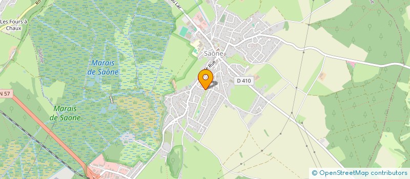 localisation de l'entreprise MONSIEUR FABIEN BOURDAIS  SAONE