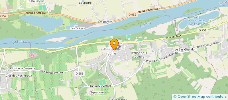 localisation de l'entreprise MONSIEUR FABIEN BOURDIER à LUSSAULT-SUR-LOIRE