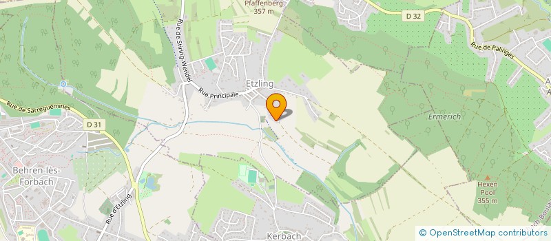 localisation de l'entreprise MONSIEUR FABIEN BOUSENDORFER  ETZLING